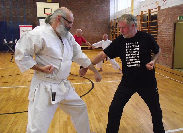 Bild: Helmut Franke (links) und Neuling Gerd Knoche