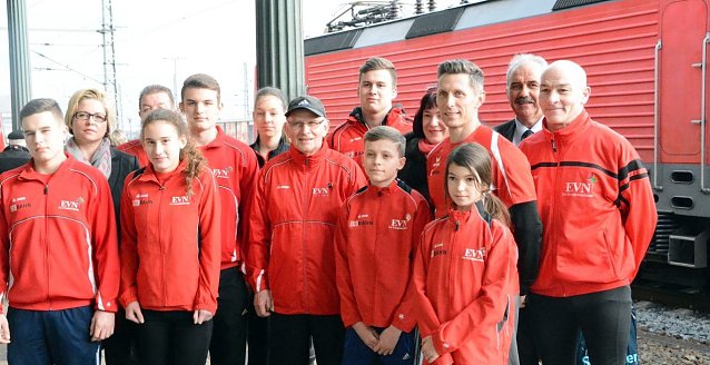 Bild: Erfolgreiche Athleten der HSG