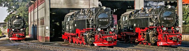 Bild: Die Brocken-Loks