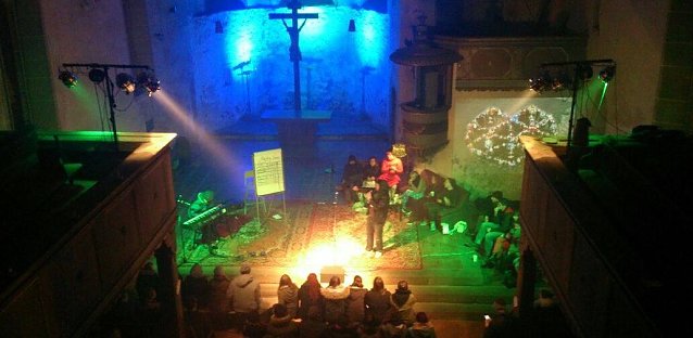 Bild: Slam in der Altendorfer Kirche