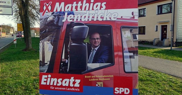 Bild: Das Plakat war verschwunden