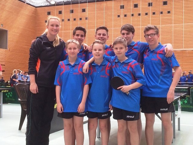Bild: die Schulmannschaft des Friedrich-Schiller-Gymnasiums Bleicherode konnte wieder in Berlin mitk&auml;mpfen