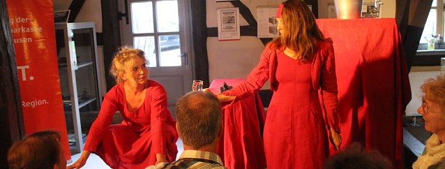 Bild: M&auml;rchen f&uuml;r Erwachsene - das Erz&auml;hltheater FabulaDrama war im Nordh&auml;user Tabakspeicher zu Gast
