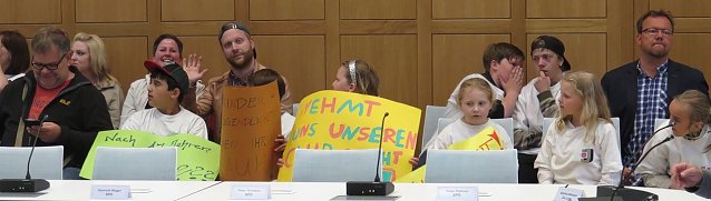 Bild: Protestler der Freien Tr&auml;ger