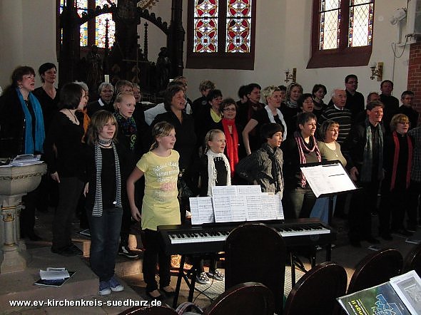 Bild: Am Freitag findet eine Abendmusik der besonderen Art in Ellrich statt. Seit nunmehr 5 Jahren besteht der Ilfelder Chor Gospel Generations.