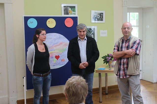 Bild: Paulin Meder, Nader Mahboubkhah und Ernst Scholze berichteten &uuml;ber ihre Erlebnisse und ihre Arbeit mit Fl&uuml;chtlingen und Nordhausen