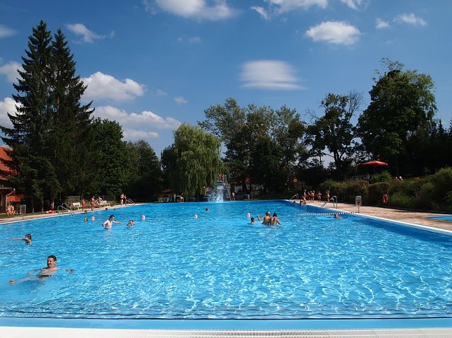 Bild: Zum Neptunfest wird der Meeresgott im Bleicher&ouml;der Freibad einziehen