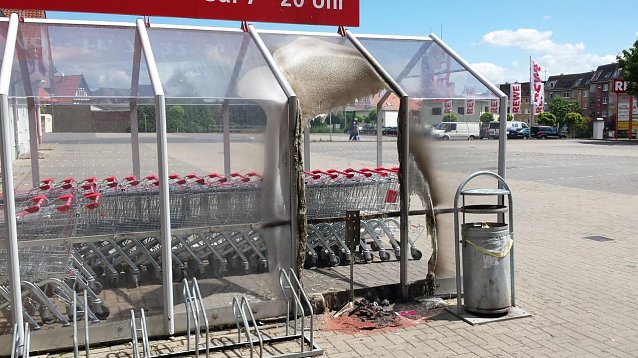 Bild: Schaden bei Brand
