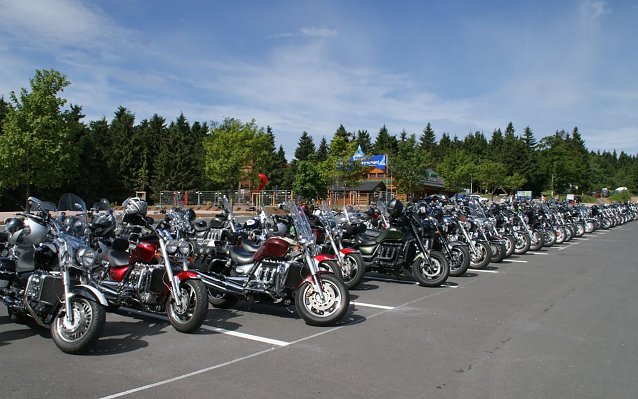 Bild: Zwischenstopp am Rennsteig in Oberhof.