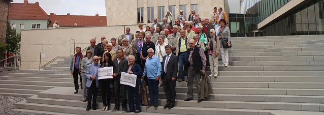 Bild: Auch zum 15. Jubil&auml;um haben die Freunde aus Bochum wieder Spenden f&uuml;r Einrichtungen in Nordhausen dabei gehabt