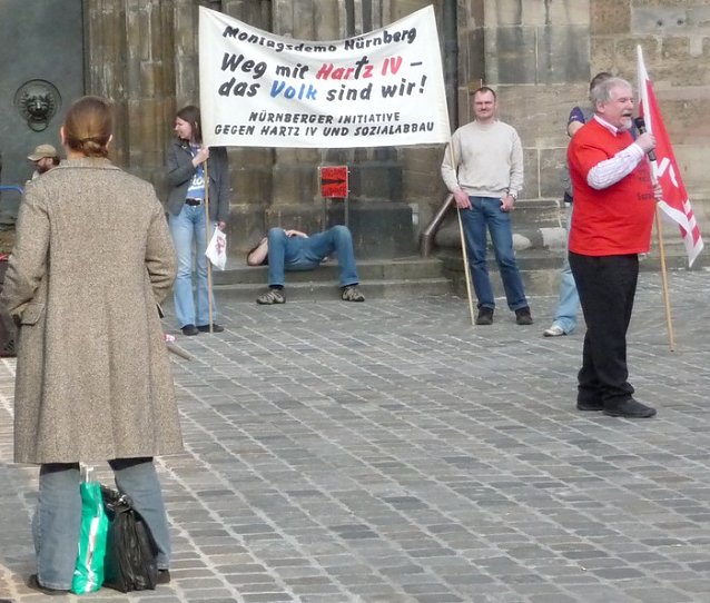Bild: Protest in N&uuml;rnberg