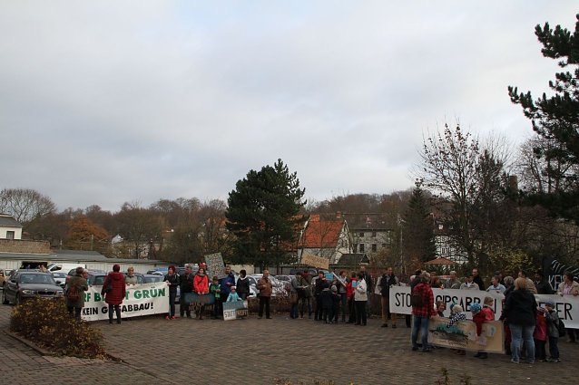 Bild: Rund 50 Personen waren zur Demo gekommen
