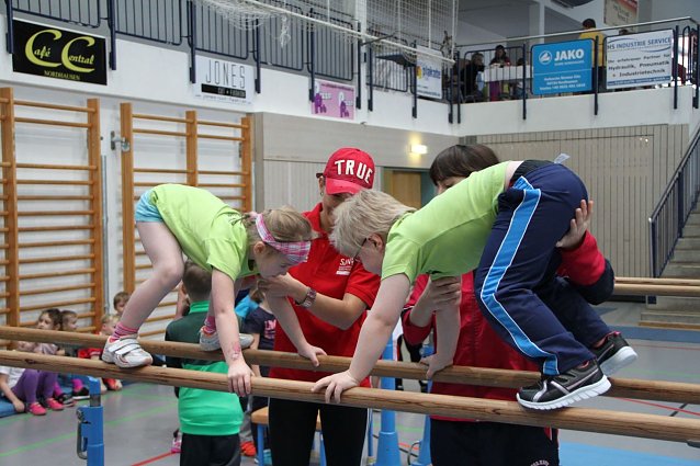 Bild: 14. Kindergartensporttag in der Wiedigsburghalle