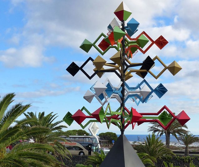 Bild: Windkunst auf Lanzarote