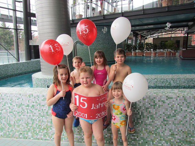 Bild: Auch die Vorschulkinder des &ouml;kumenischen Kindergartens freuen sich schon auf den 15. Geburtstag des Nordh&auml;user Badehauses