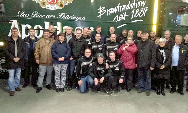 Bild: KFA Nordth&uuml;ringen zu Gast beim Sponsor Apoldaer