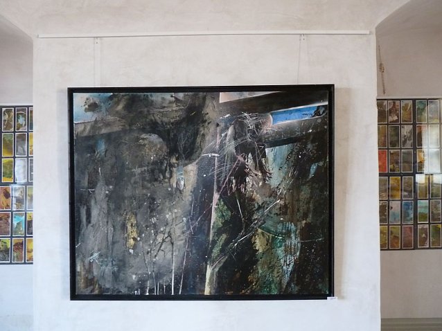 Bild: Karin Kisker - "Karfreitag", nur eines der Bilder, die demn&auml;chst im Heringer Schloss zu sehen sein werden