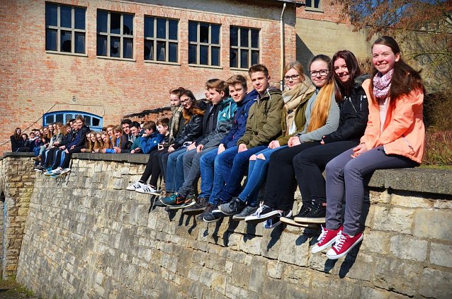 Bild: Wissbegierige Sch&uuml;lerinnen und Sch&uuml;ler besuchten die Hochschule Nordhausen