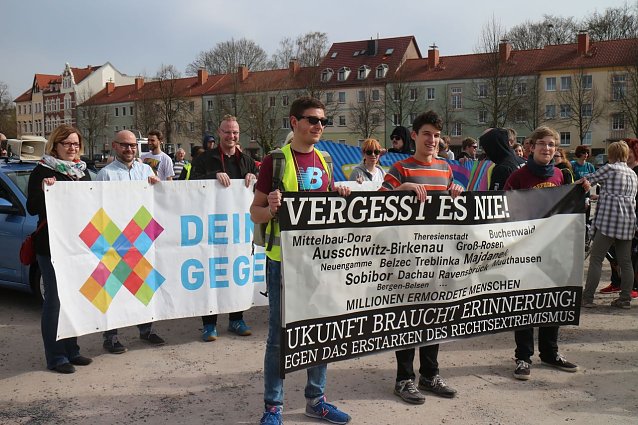 Bild: Gedenkveranstaltung des Nordh&auml;user B&uuml;ndnisses gegen Rechtsextremismus
