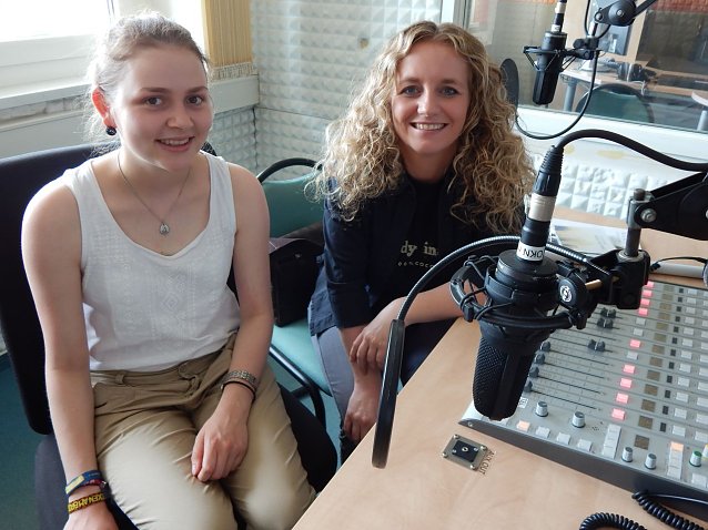 Bild: Christina Rommel im Enno-Interview mit Lucie Herrmann
