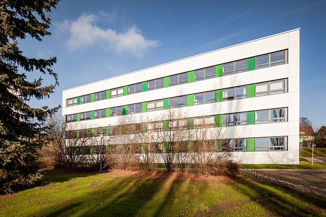 Bild: Das Haus 20 der Nordh&auml;user Hochschule in neuem Gewand