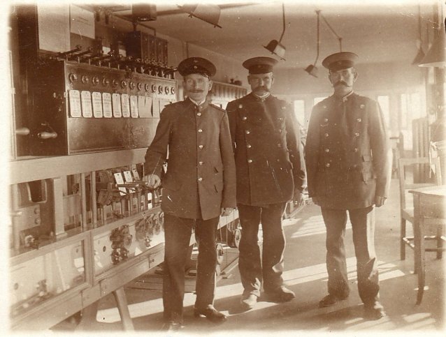 Bild: Bahnstellwerk 1930