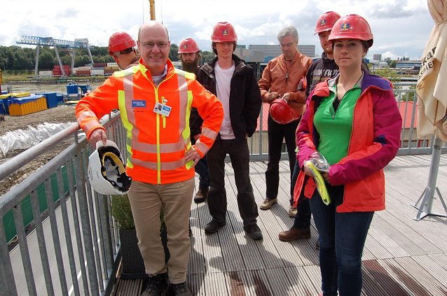Bild: Geotechnik-Studierende der Hochschule Nordhausen auf Exkursion