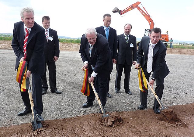 Bild: Spatenstich Weiterbau A 71