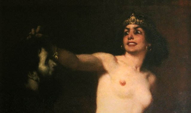 Bild: &Eacute;der Gyula (1875-1945) - Salome mit dem Kopf Johannes des T&auml;ufers, 1907