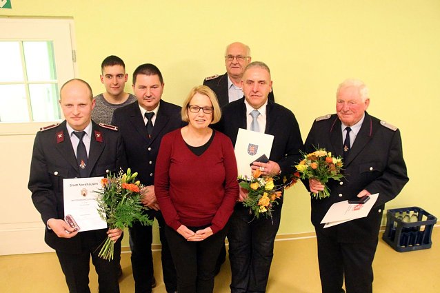Bild: Jahreshauptversammlung der Feuerwehr in Steinbr&uuml;cken