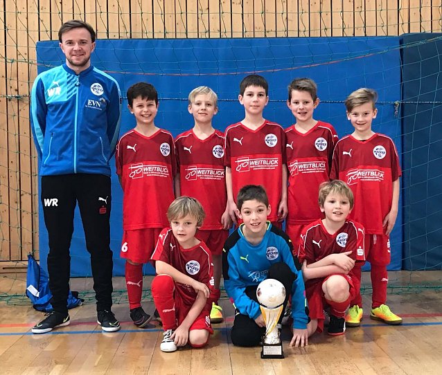 Bild: Im Finale musste Wackers U9 gegen den Nachwuchs von RB Leipzig antreten
