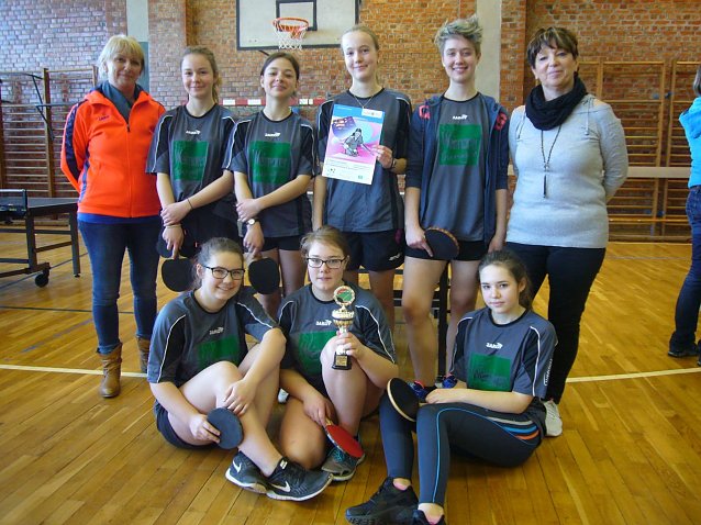Bild: Das Humboldt � Gymnasium, als einziger Vertreter des Landkreises Nordhausen, verkaufte sich teuer, kam jedoch nicht &uuml;ber den 3. Rang in der WK II hinaus