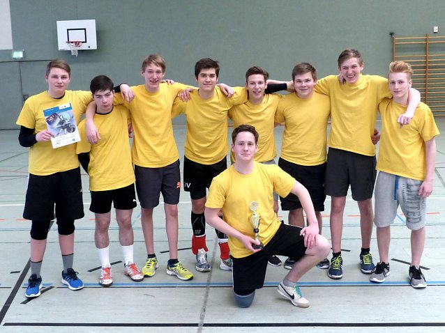Bild: alentin Hannig, Jan Zellmer, Jonas Laude, Philipp H&uuml;hne, Elias Helmke, Felix Mieth, Erik Laude, Florian Graf und Lars Gurniak.