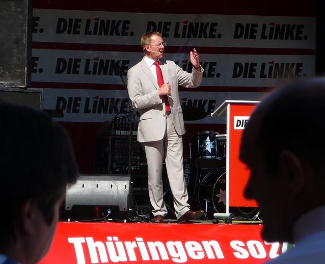 Bild: Die LINKE im Wahlkampf