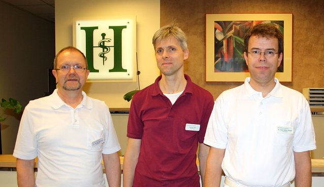 Bild: Laden zum 1. Gesundheitstag ein: Das Kompetenzteam des HELIOS MVZ Nordhausen (v.l.n.r.): Dr. Gerd Mackerodt, Thomas Rinn und Dr. Stefan Krause.
