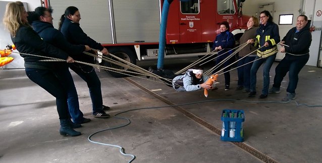 Bild: Voller Einsatz beim Jugendgruppenleiter-Lehrgang