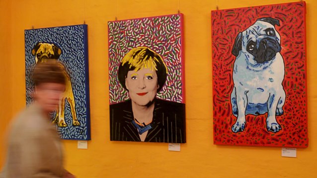 Bild: Im Kunsthauskeller Werke vom Leipziger K&uuml;nstler Michael Fischer-Art