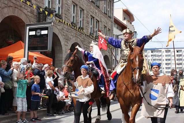 Bild: Festumzug zum Rolandsfest 2012
