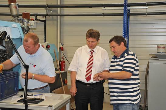 Bild: Besuch bei der Wirtschaft