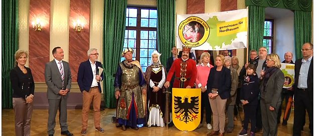Bild: Nordh&auml;user Delegation zu Gast in der Erfurter Staatskanzlei