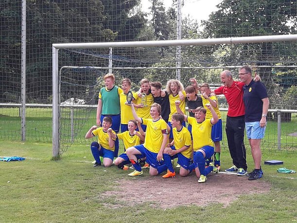 Bild: D-Jugend Fussballer des VFL 28 sind Nordth&uuml;ringer  Meister 2016/17