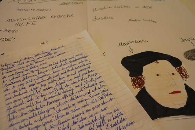 Bild: Martin Luther brauchte Hilfe - und bekam sie. In Form von zahlreichen Zuschriften an die Nordh&auml;user Stadtbibliothek