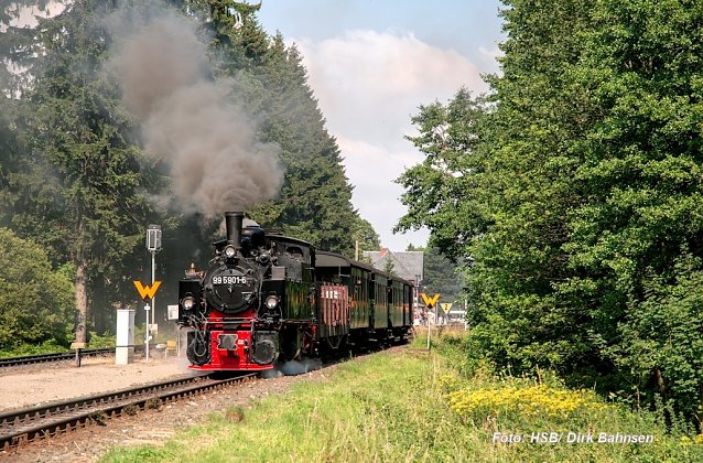 Bild: Vor 120 Jahren wurde die Schmalspurschienenverbindung zwischen Nordhausen und Ilfeld er&ouml;ffnet. Das feiert die HSB mit einer Sonderfahrt