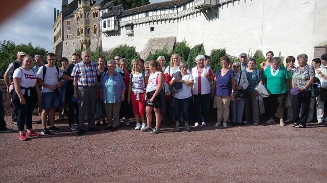 Bild: Kirchengemeinde Bielen besuchte die Wartburg