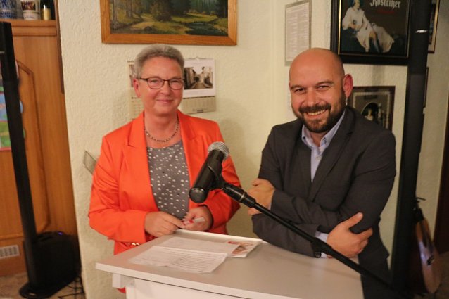 Bild: Zwei Kandidaten f&uuml;r die Linke: Kersten Steinke und Michael Mohr