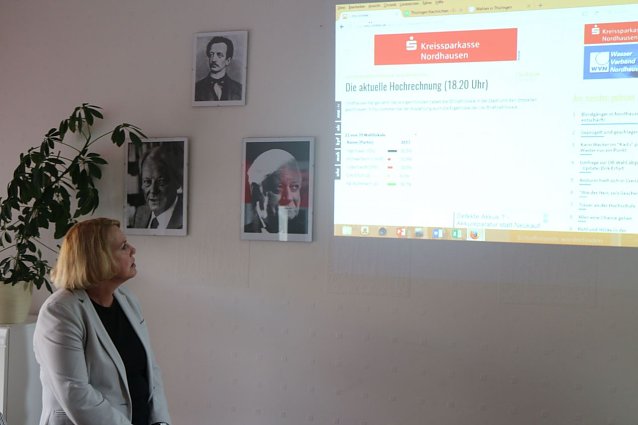 Bild: Jutta Krauth hat es nicht in die Stichwahl geschafft, im Rathaus bleibt die B&uuml;rgermeisterin dennoch