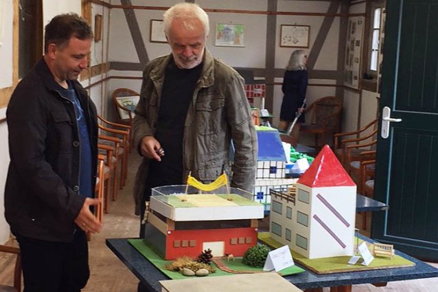 Bild: Architekturausstellung des Schiller-Gymnasiums am Tag des offenen Denkmals in Bleicherode