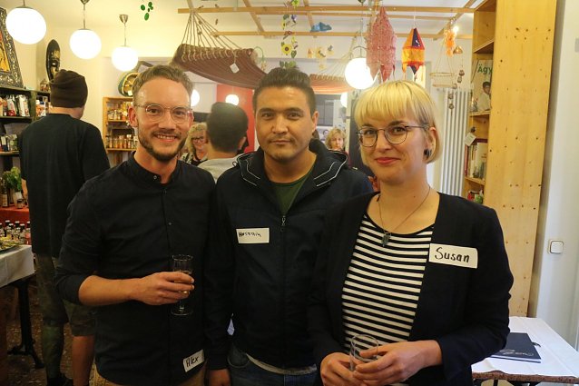 Bild: Alexander Scharff, Mohammad Yosofy und Susan Wille