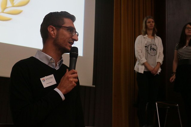 Bild: Jonas Sterbenk hat das Projekt "Spuren hinterlassen" als Student ins Leben gerufen 