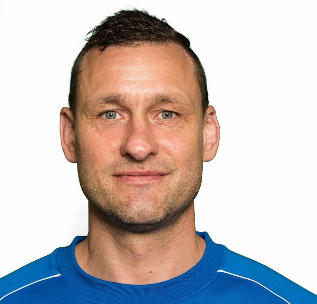 Bild: Auerbacher Trainer Michael Hiemisch im Gespr&auml;ch